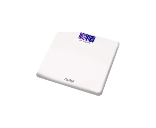 Elektroniskie ķermeņa svari Floria ZLN 1988 Balti, ar LCD ekrānu, maksimālā slodze 180 kg Ķermeņa svari