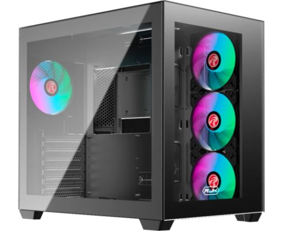 RAIJINTEK PAEAN C7 TG4, tower case (black) Datoru korpusi