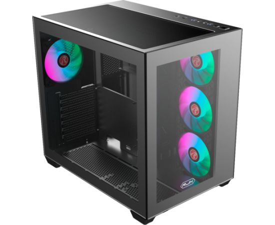 RAIJINTEK PAEAN C7 TG4, tower case (black) Datoru korpusi