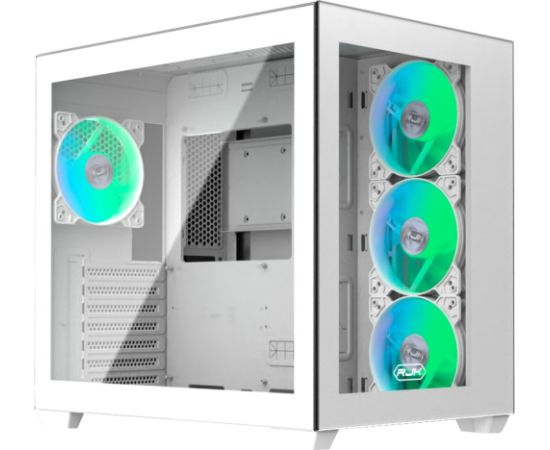RAIJINTEK PAEAN C7 TG4, tower case (white) Datoru korpusi