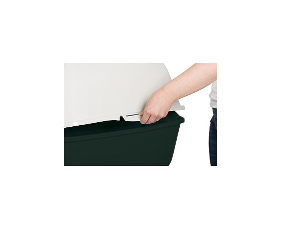 ROTHO Bailey Hooded litter box Black Kaķu pakaišu kastes