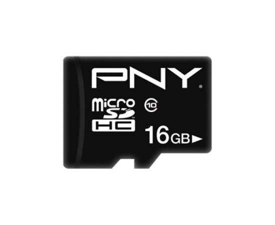 Pny Technologies PNY Performance Plus 16 GB MicroSDHC Class 10 Atmiņas kartes micro SD SDHC