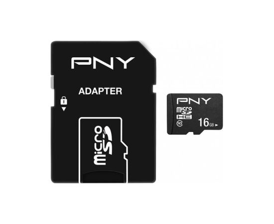 Pny Technologies PNY Performance Plus 16 GB MicroSDHC Class 10 Atmiņas kartes micro SD SDHC