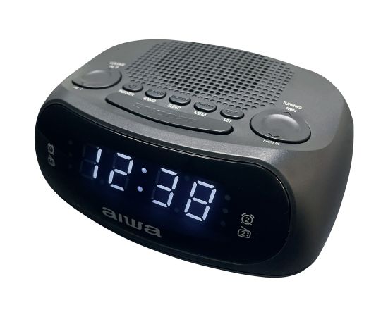 AIWA CR-09J radio pulkstenis, melns Radio, Radio pulksteņi