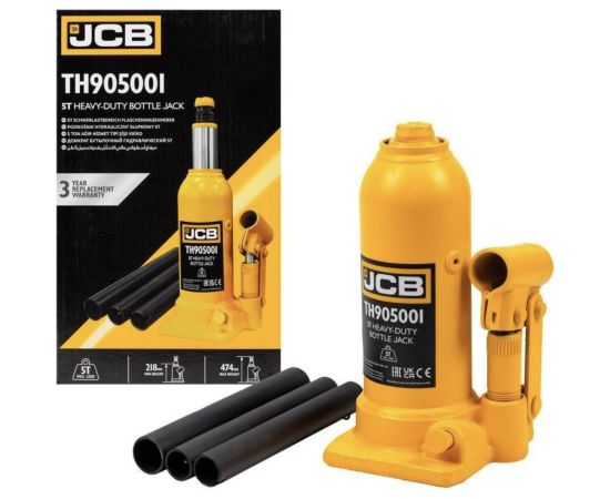 Hidraulisks domkrats JCB TH905001; 218-474 mm; 5000 kg Для легковых авто