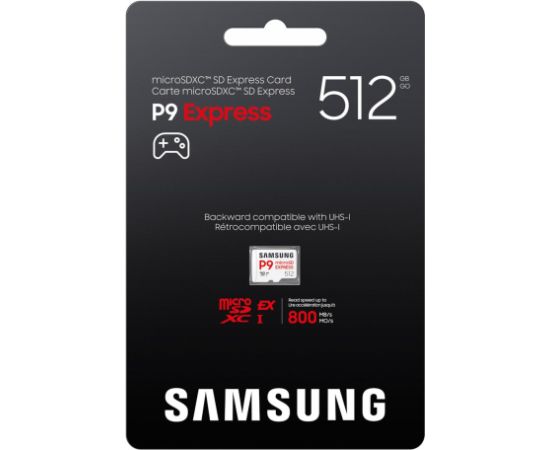 MEMORY MICRO SDXC PRO 512GB/P9 EXPRES MB-MK512T/WW SAMSUNG Atmiņas kartes micro SD SDHC