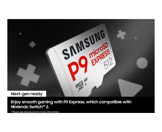MEMORY MICRO SDXC PRO 512GB/P9 EXPRES MB-MK512T/WW SAMSUNG Atmiņas kartes micro SD SDHC