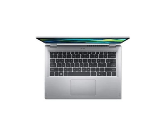 Notebook ACER Aspire Go Spin 14 AGSP14-31PT-338B CPU  Intel Core 3 N355 1900 MHz 14" Touchscreen 1920x1200 RAM 16GB LPDDR5 SSD 512GB IntelGraphics Integrated ENG Windows 11 Home Pure Silver 1.54 kg NX.J3UEL.002 Portatīvie datori