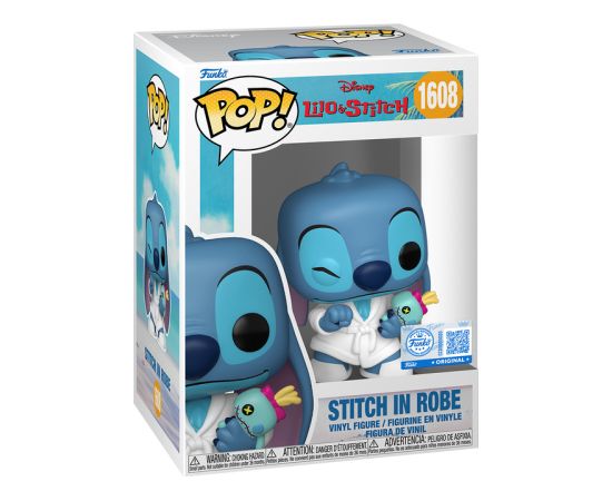 FUNKO POP! Vinila figūra: Disney: Lilo & Stitch - Stitch in Robe Figūriņas un varoņi