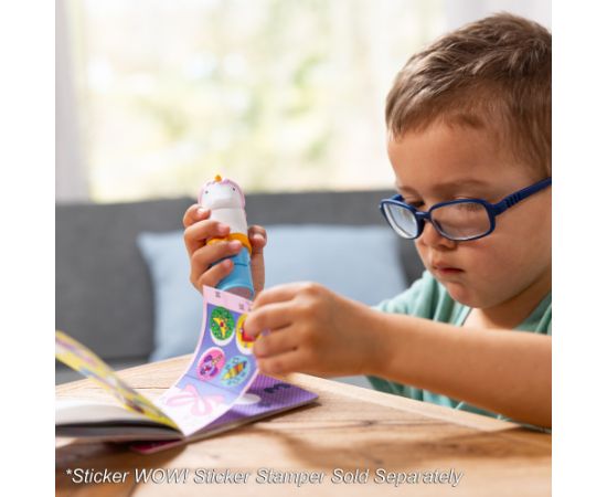 MELISSA & DOUG Sticker WOW! Uzlīmju uzpildes iepakojums Iecienītākās lietas Radošās rotaļlietas