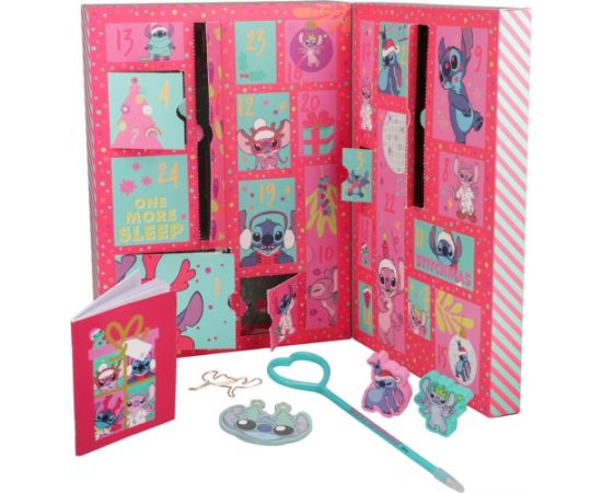 Paladone Stitch Stationery 24 Day Advent Calendar Attīstošās spēles