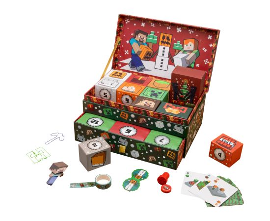 Paladone Minecraft Keepsake Box Advent Calendar Attīstošās spēles