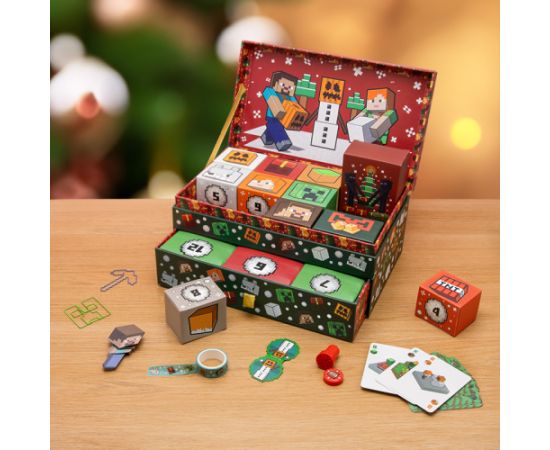 Paladone Minecraft Keepsake Box Advent Calendar Attīstošās spēles