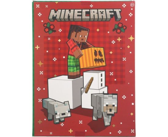 Paladone Minecraft Stationery 24 Days Advent Calendar Attīstošās spēles