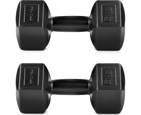 Spokey ‎‎Hantle Monster II winylowe 2 x 5 kg czarne Велосипеды