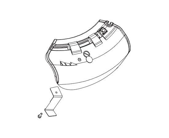 Shield asy. DSRM-2400/2600, Echo Rezerves daļas