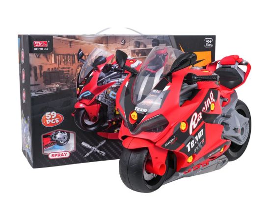 RoGer Little Mechanic Workshop Motorcycle rotaļu komplekts Mašīnas un piederumi