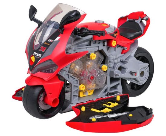 RoGer Little Mechanic Workshop Motorcycle rotaļu komplekts Mašīnas un piederumi