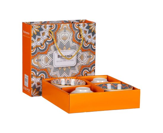 Komplekts BOHEMIA 4 bļodas, krāsains Jaunumi, mēbeles, māja