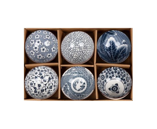 Komplekts SOMETSUKE 6 bļodas zilā krāsā Jaunumi, mēbeles, māja