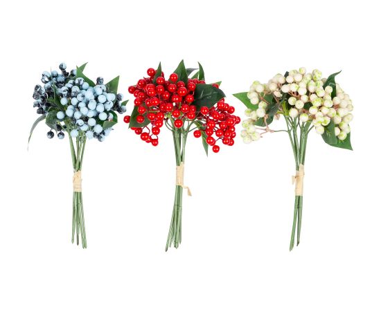 Mākslīgais augs GREENLAND H31cm ogas, mix Mākslīgie ziedi un augi