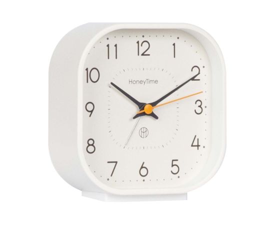 Alarm clock BARDI H11.2cm, white Часы на стене