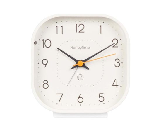 Alarm clock BARDI H11.2cm, white Часы на стене