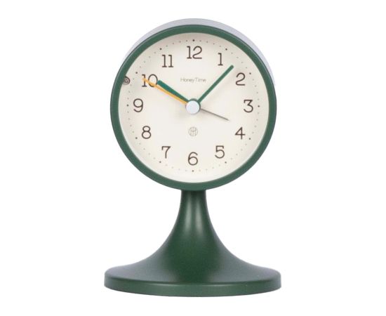 Alarm clock EVERO H14cm, green Часы на стене