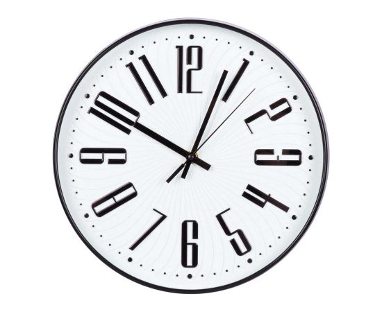 Wall clock CLINT D30cm, black Часы на стене