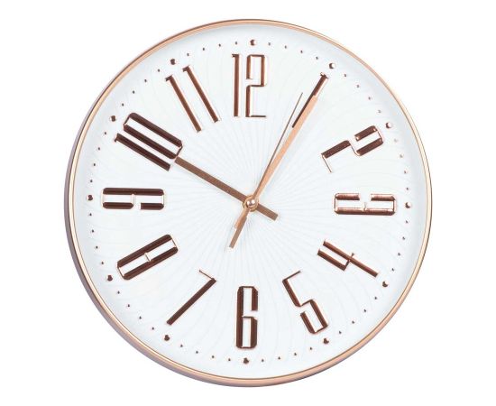 Wall clock CLINT D30cm, rose gold Часы на стене