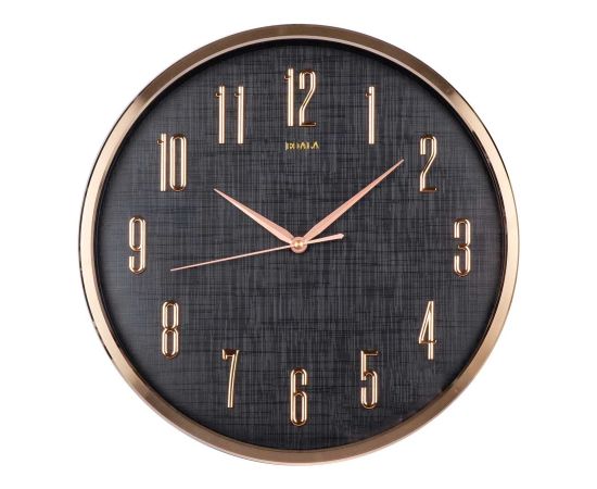 Wall clock HUGH D37cm, black Часы на стене