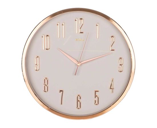 Wall clock HUGH D37cm, cream Часы на стене