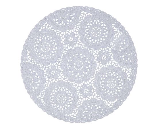 Galda sedziņa AIO D38cm baltas mežģīnes Jaunumi -Dārzam