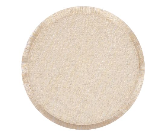 Galda sedziņa VERO D38cm, zelta krāsā Jaunumi -Dārzam