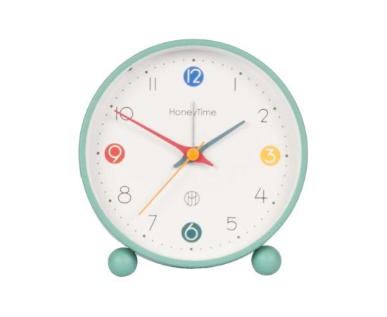 Alarm clock LOOKBOOK H12.5cm, green Часы на стене