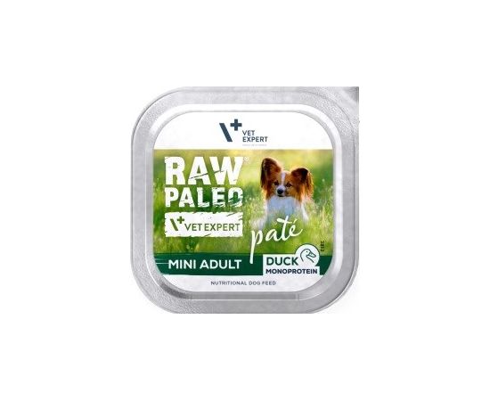 RAW PALEO Pâte Mini Adult Duck - wet dog food - 150g Suņu barība
