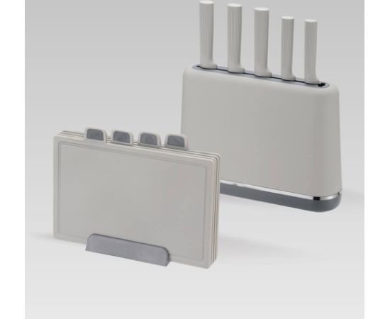 Zestaw noży i desek na podstawce MR-1412-GREY MAESTRO нож