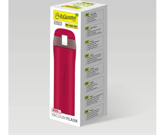 Thermos MAESTRO MR-1643-40C (0,4L) rose Термо кружки