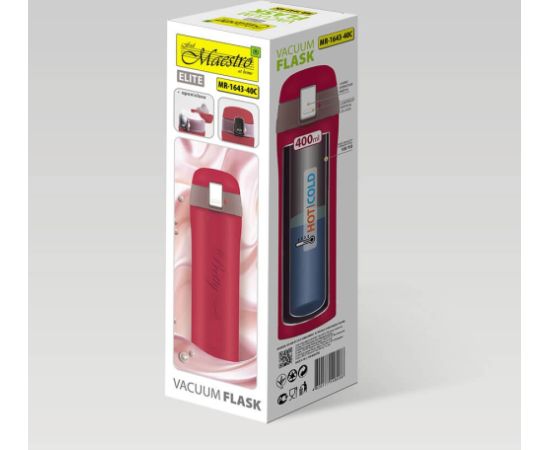 Thermos MAESTRO MR-1643-40C (0,4L) rose Термо кружки