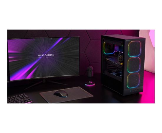 TACENS MARS MC-NEBULA 4x120mm ARGB ATX- obudowa Datoru korpusi