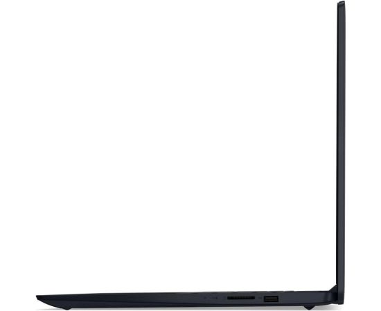 Lenovo IdeaPad 3 Intel® Core™ i5 i5-1235U Laptop 43.9 cm (17.3") Full HD 8 GB DDR4-SDRAM 512 GB SSD Wi-Fi 6 (802.11ac) NoOS Blue Ноутбуки