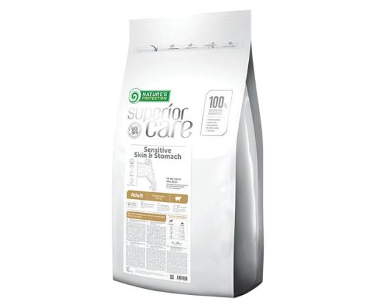NATURE'S PROTECTION Superior Care Skin & Stomach Adult Small Lamb - dry dog ​​food - 10 kg Suņu barība