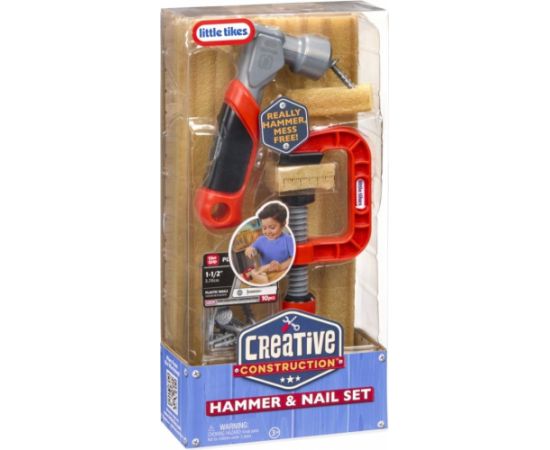 Little Tikes Zestaw creative construction zestaw młotek i gwoździe Interaktīvās rotaļlietas