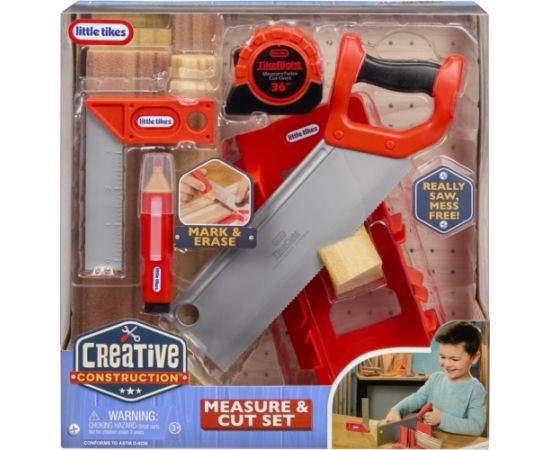 Little Tikes Zestaw creative construction zestaw do pomiaru i cięcia Interaktīvās rotaļlietas