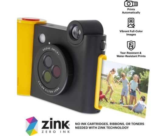 Kodak SMILE+ Instant Print Camera, 2x3'', Black Aудио-видео
