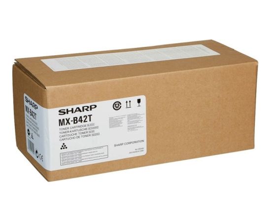 Sharp MX-B42T (MXB42T) Toner Cartridge, Black Lāzerprinteru izejmateriāli