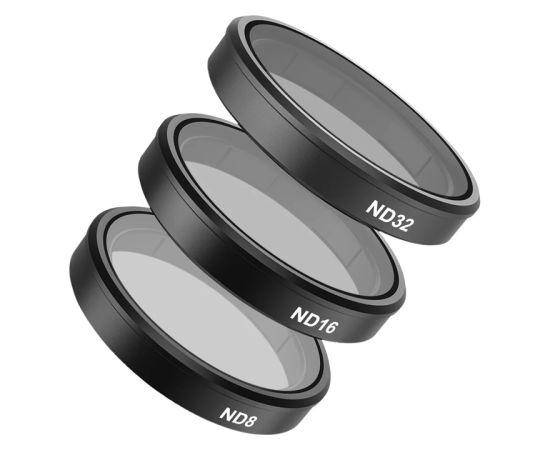 CPL, ND 8/16/32 Telesin filter set for DJI Action 5 Pro / 4 /3 Sporta kameru aksesuāri