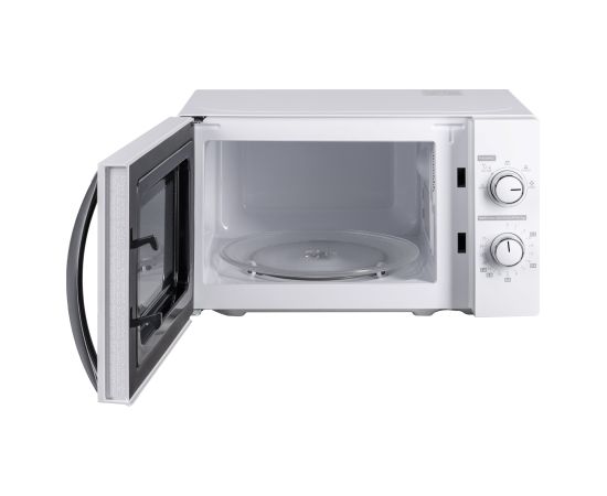 Mikroviļņu krāsns Toshiba MW MM20PWH, 20 L, ar mehānisko vadību, 800 W jaudu Mikroviļņu krāsnis