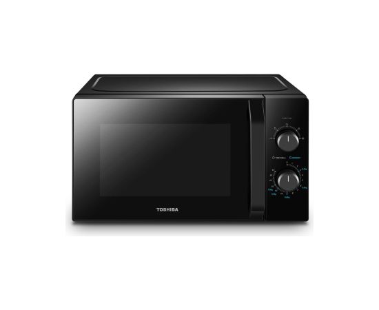 Mikroviļņu krāsns Toshiba MW2 MM20PBK, 20 L, ar mehānisko vadību, 800 W jaudu Mikroviļņu krāsnis