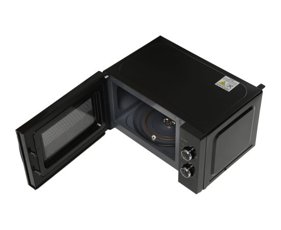 Mikroviļņu krāsns Toshiba MW MM20PBK, 20 L, ar mehānisko vadību, 800 W jaudu Mikroviļņu krāsnis